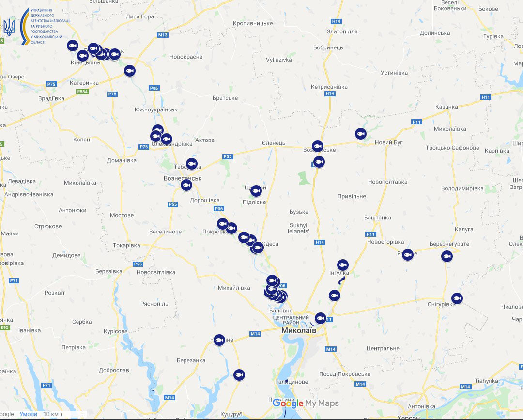 Карта зимовальных ям в липецкой области